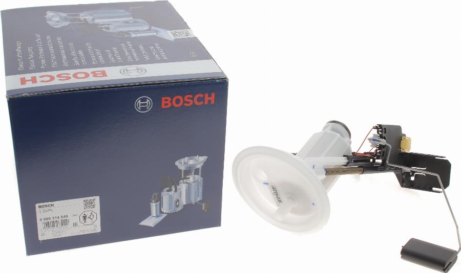 BOSCH 0 580 314 549 - Sender Unit, fuel tank autospares.lv