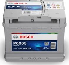 BOSCH 0 092 P00 050 - Starter Battery autospares.lv