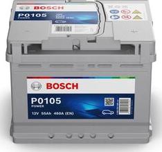 BOSCH 0 092 P01 050 - Starter Battery autospares.lv
