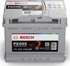 BOSCH 0 092 PE0 050 - Starter Battery autospares.lv
