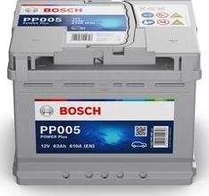 BOSCH 0 092 PP0 050 - Starter Battery autospares.lv