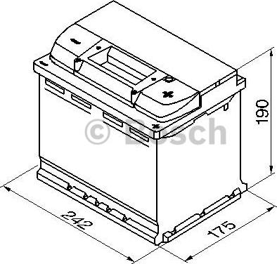 BOSCH 0 092 S40 050 - Starter Battery autospares.lv