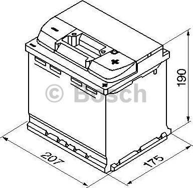 BOSCH 0 092 S40 020 - Starter Battery autospares.lv