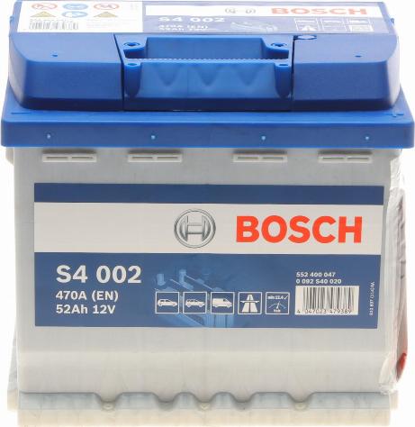 BOSCH 0 092 S40 020 - Starter Battery autospares.lv