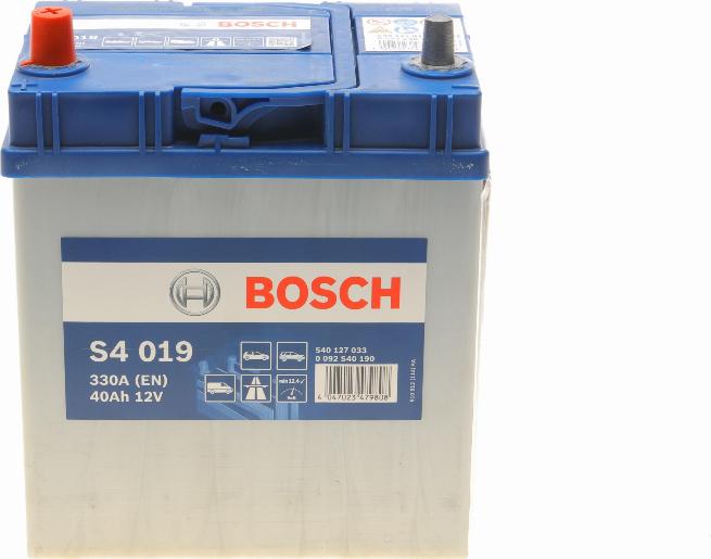 BOSCH 0 092 S40 190 - Starter Battery autospares.lv