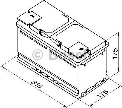 BOSCH 0 092 S40 100 - Starter Battery autospares.lv