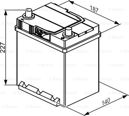 BOSCH 0 092 S40 300 - Starter Battery autospares.lv