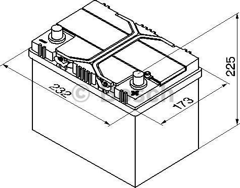 BOSCH 0 092 S40 240 - Starter Battery autospares.lv
