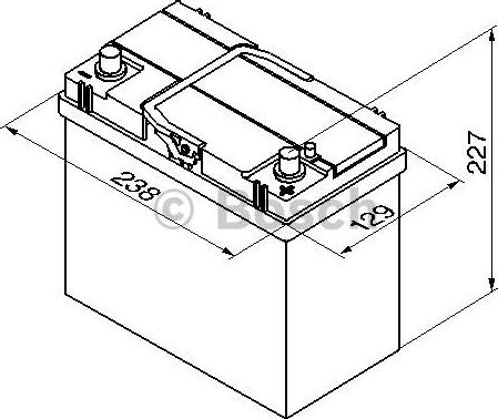 BOSCH 0 092 S40 210 - Starter Battery autospares.lv