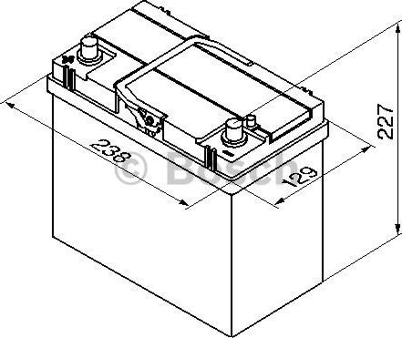 BOSCH 0 092 S40 220 - Starter Battery autospares.lv