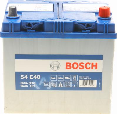 BOSCH 0 092 S4E 400 - Starter Battery autospares.lv