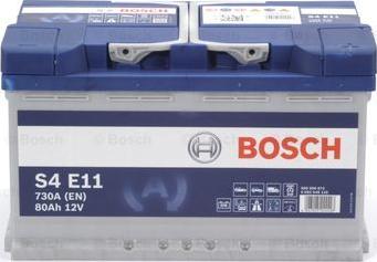 BOSCH 0 092 S4E 110 - Starter Battery autospares.lv