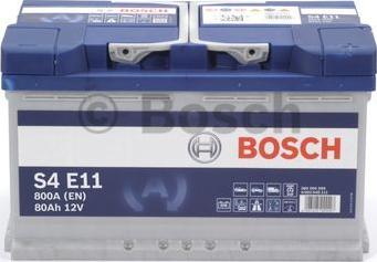 BOSCH 0 092 S4E 111 - Starter Battery autospares.lv