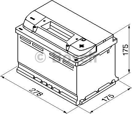 BOSCH 0 092 S50 070 - Starter Battery autospares.lv