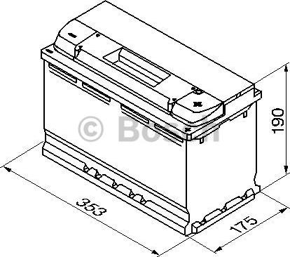 BOSCH 0 092 S50 130 - Starter Battery autospares.lv