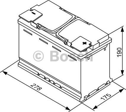 BOSCH 0 092 S60 080 - Starter Battery autospares.lv