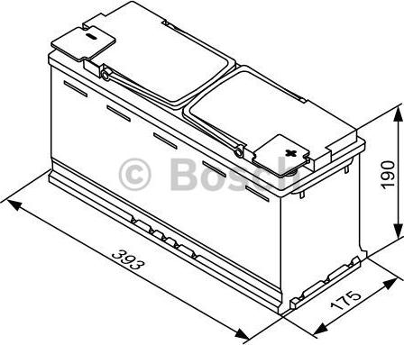 BOSCH 0 092 S5A 150 - Starter Battery autospares.lv