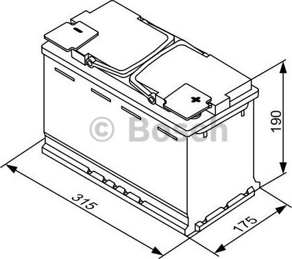 BOSCH 0 092 S60 110 - Starter Battery autospares.lv