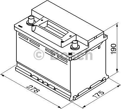 BOSCH 0 092 S30 080 - Starter Battery autospares.lv