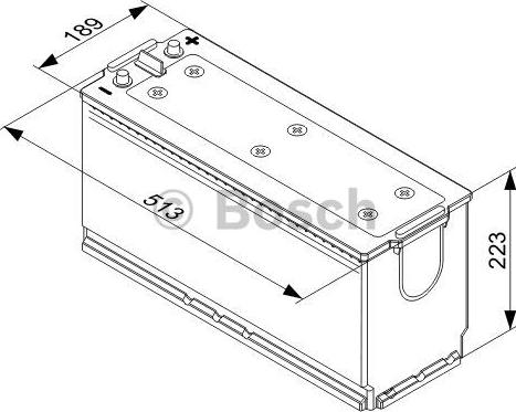 BOSCH 0 092 T40 760 - Starter Battery autospares.lv