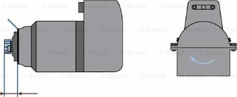 BOSCH 0 001 604 011 - Starter autospares.lv