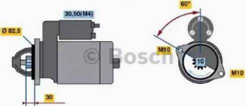 BOSCH 0001218710 - Starter autospares.lv