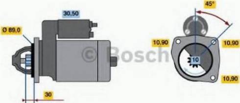 BOSCH 0 001 231 026 - Starter autospares.lv