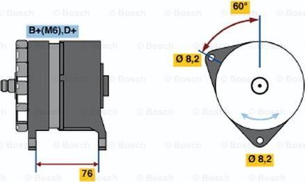 BOSCH 0 120 469 915 - Alternator autospares.lv