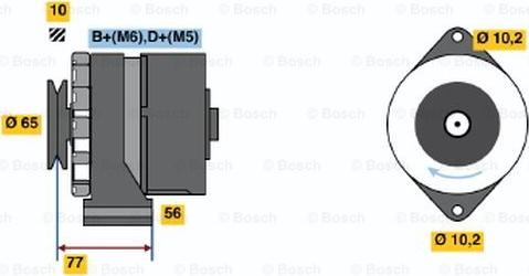 BOSCH 0 120 469 924 - Alternator autospares.lv