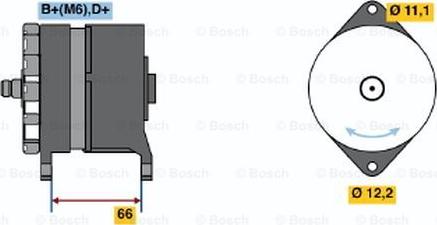 BOSCH 0 120 489 134 - Alternator autospares.lv