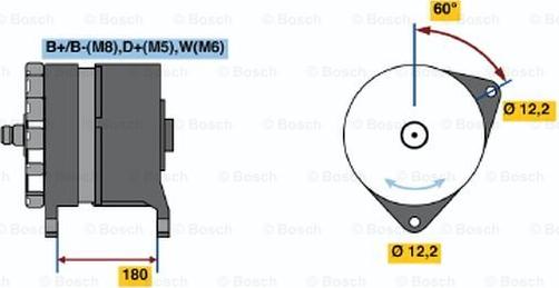 BOSCH 0 120 689 546 - Alternator autospares.lv