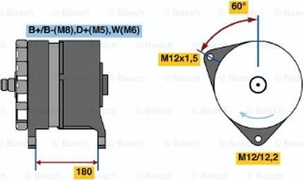 BOSCH 0 120 689 585 - Alternator autospares.lv