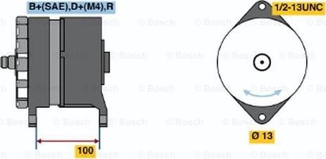 BOSCH 0 122 469 003 - Alternator autospares.lv