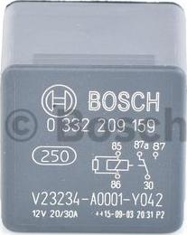 BOSCH 0 332 209 159 - Relay, main current autospares.lv