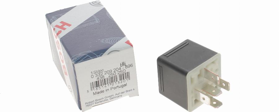 BOSCH 0 332 209 204 - Relay, main current autospares.lv