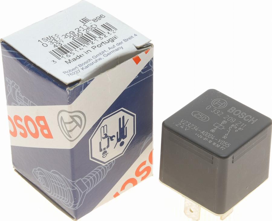 BOSCH 0 332 209 211 - Multifunctional Relay autospares.lv