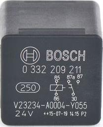 BOSCH 0 332 209 211 - Multifunctional Relay autospares.lv
