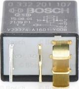 BOSCH 0 332 201 107 - Relay, glow plug system autospares.lv