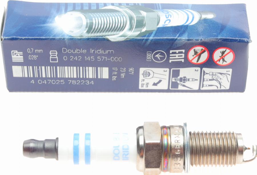 BOSCH 0 242 145 571 - Spark Plug autospares.lv