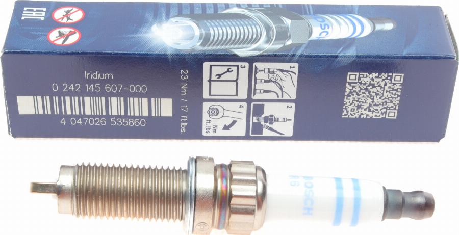 BOSCH 0 242 145 607 - Spark Plug autospares.lv