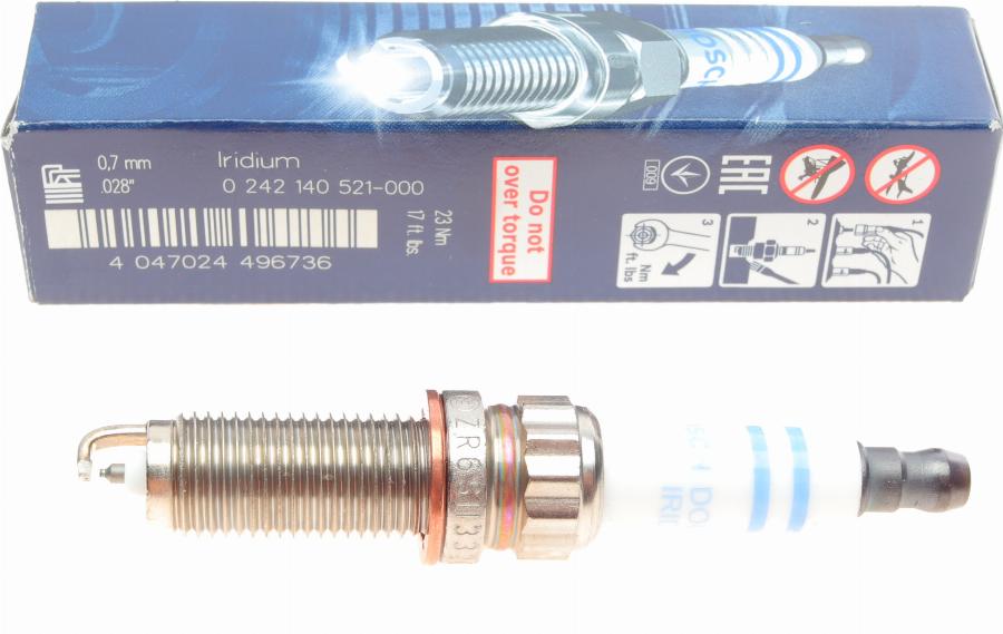 BOSCH 0 242 140 521 - Spark Plug autospares.lv