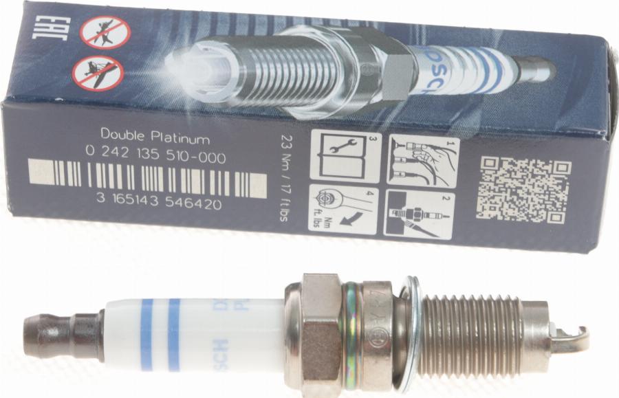 BOSCH 0 242 135 510 - Spark Plug autospares.lv