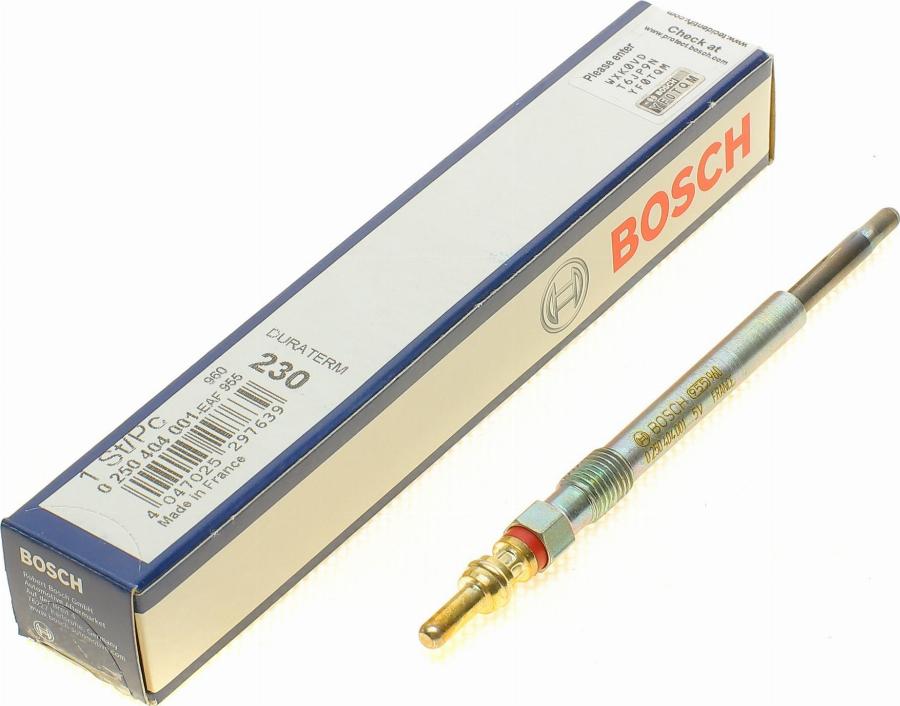 BOSCH 0 250 404 001 - Glow Plug autospares.lv