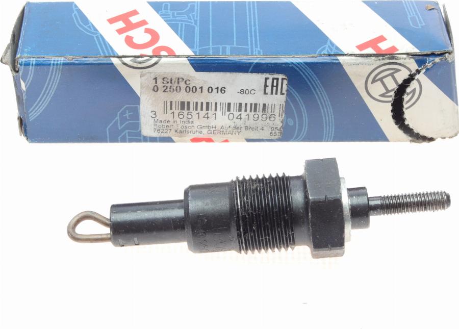 BOSCH 0 250 001 016 - Glow Plug autospares.lv