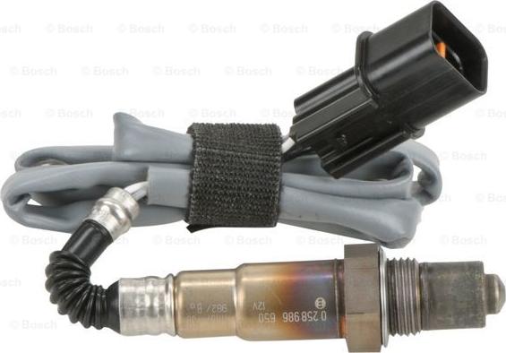 BOSCH 0 258 986 650 - Lambda Sensor autospares.lv