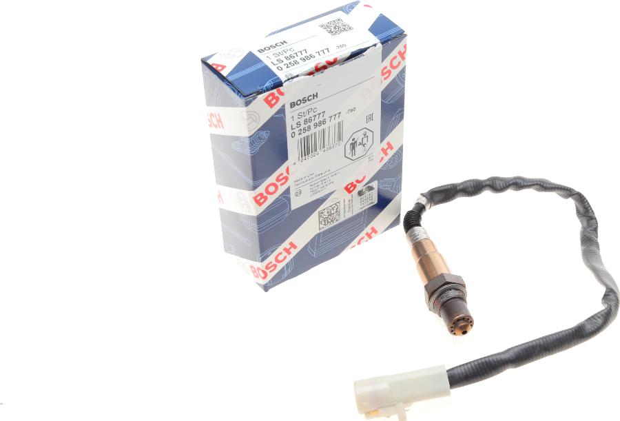 BOSCH 0 258 986 777 - Lambda Sensor autospares.lv