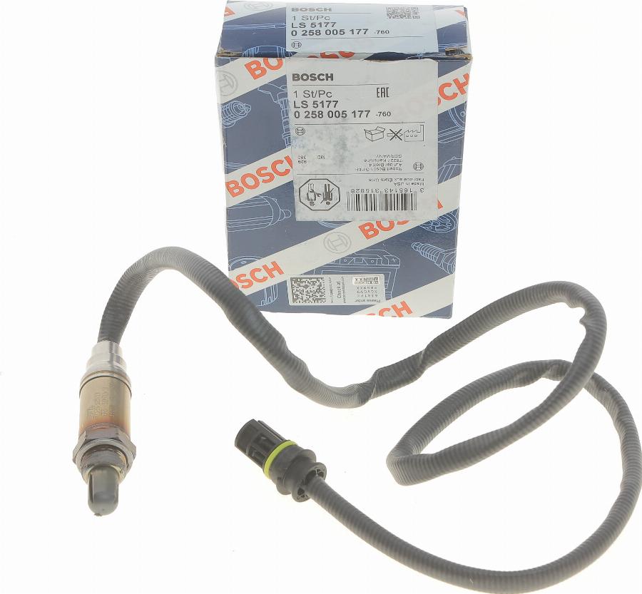 BOSCH 0 258 005 177 - Lambda Sensor autospares.lv