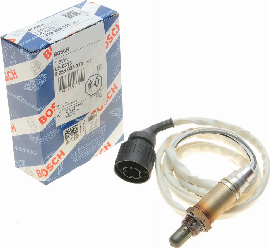 BOSCH 0 258 005 313 - Lambda Sensor autospares.lv