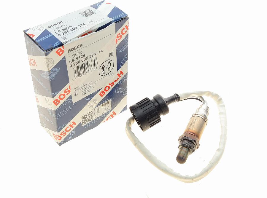 BOSCH 0 258 005 324 - Lambda Sensor autospares.lv