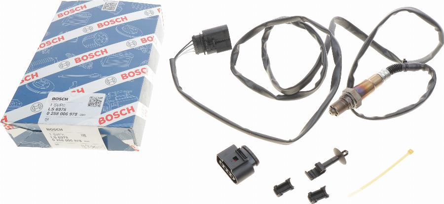 BOSCH 0 258 006 978 - Lambda Sensor autospares.lv